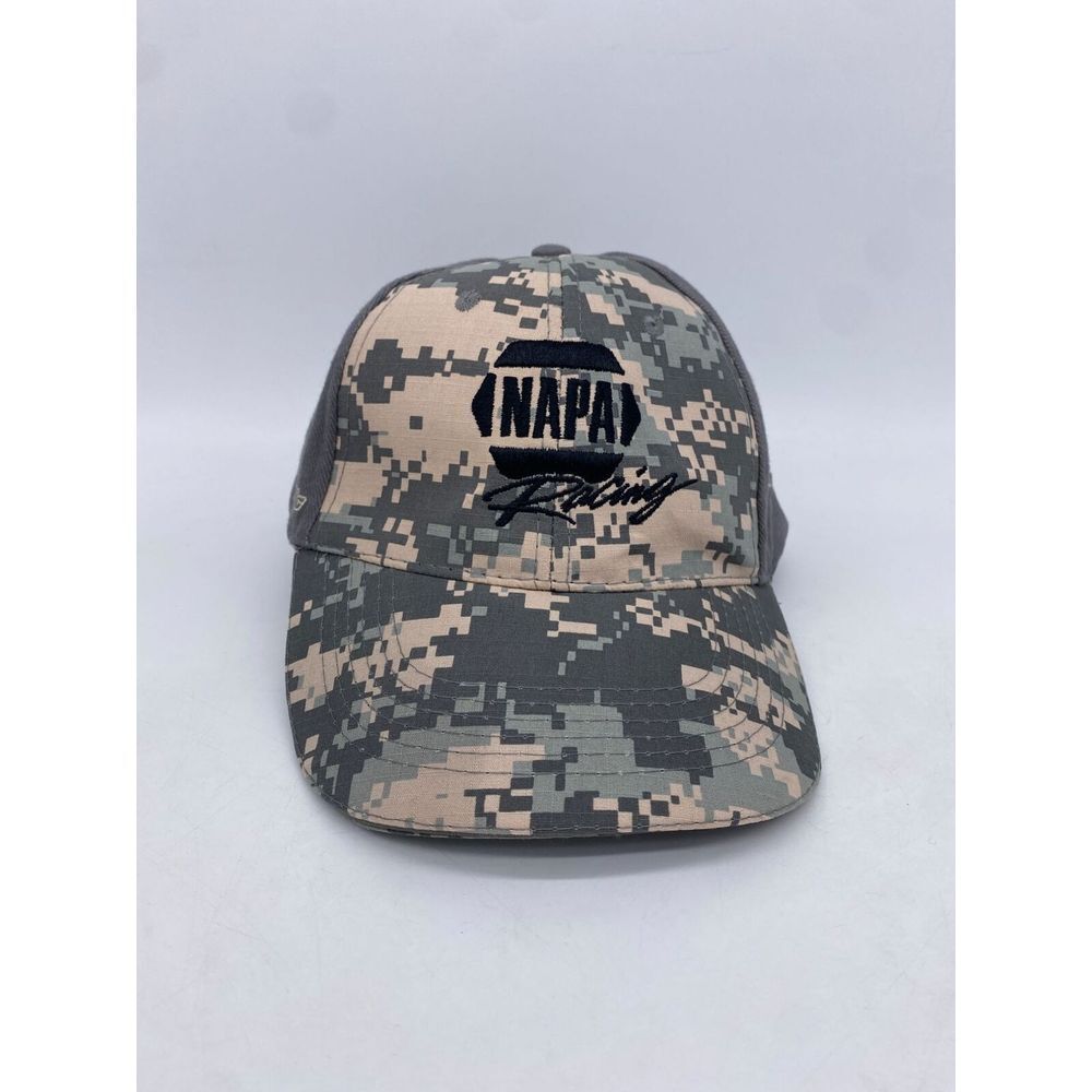 Napa Racing Camo Hat Adult‎ Grey Adjustable Dad Cap Intrepid Fallen Heroes Men's